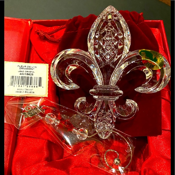 Waterford crystal ornament 2016 fleur de lys